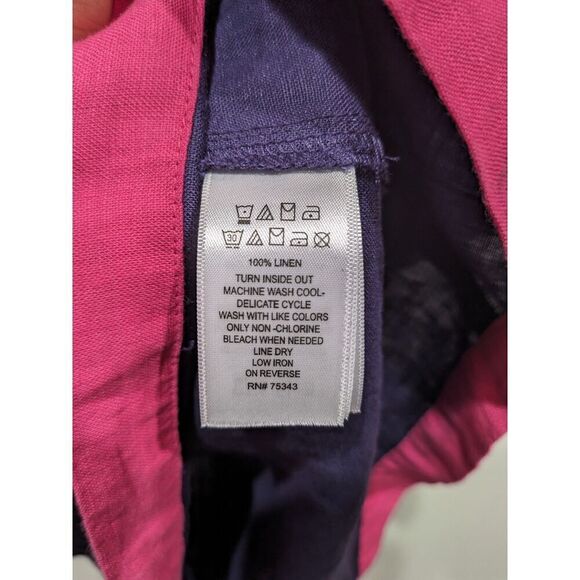 New! Sigrid Olsen 100% Washable Linen Sleeveless Shift Dress, S - Picture 4 of 6